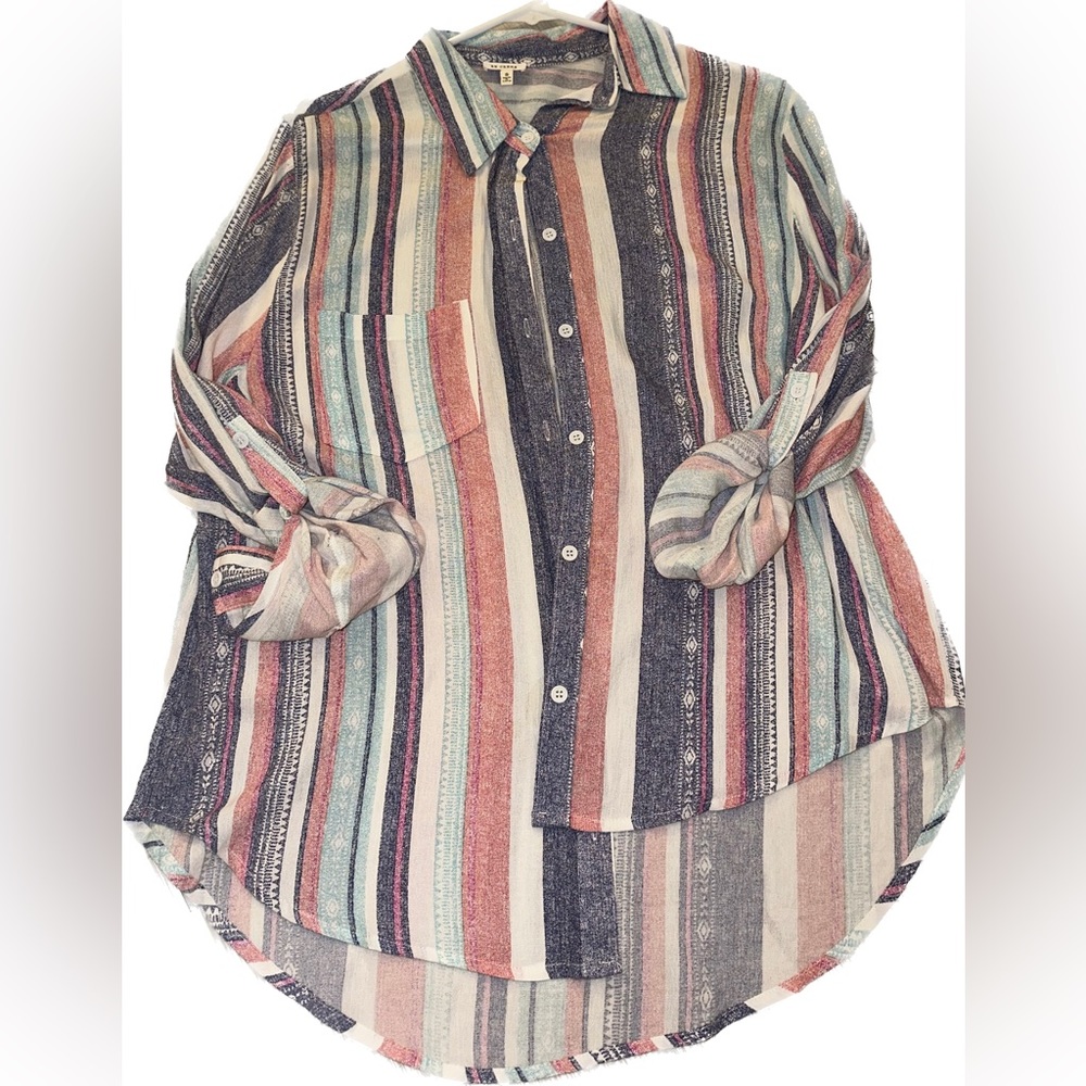 Vici- Colorful Button Down Top - image 2